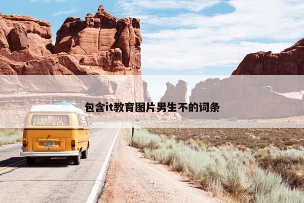 包含it教育图片男生不的词条