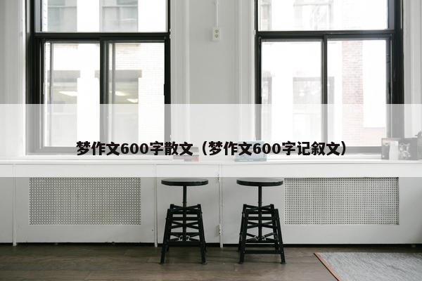 梦作文600字散文（梦作文600字记叙文）