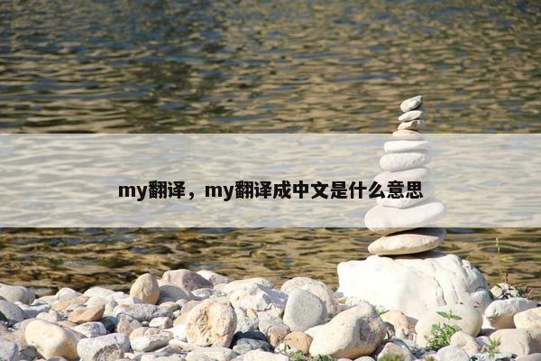 my翻译，my翻译成中文是什么意思