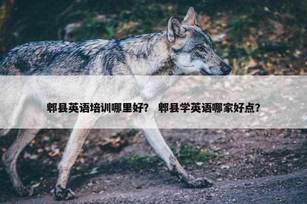 郫县英语培训哪里好？ 郫县学英语哪家好点？