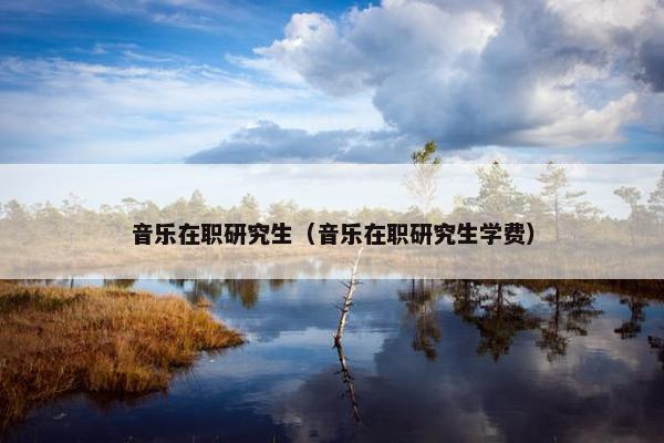 音乐在职研究生（音乐在职研究生学费）