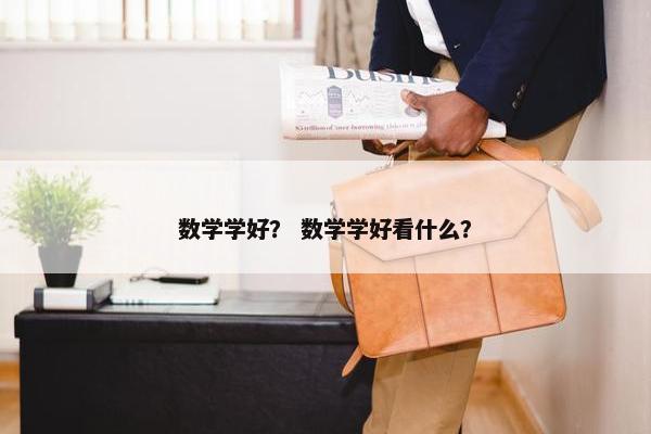 数学学好？ 数学学好看什么？