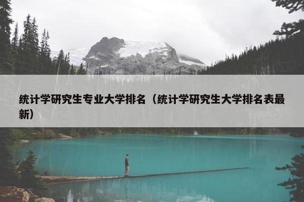 统计学研究生专业大学排名（统计学研究生大学排名表最新）