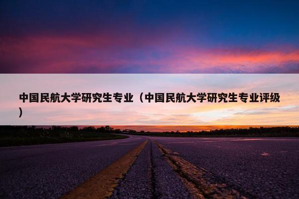 中国民航大学研究生专业（中国民航大学研究生专业评级）