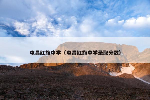 屯昌红旗中学（屯昌红旗中学录取分数）