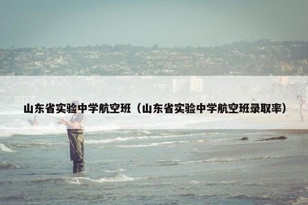 山东省实验中学航空班（山东省实验中学航空班录取率）