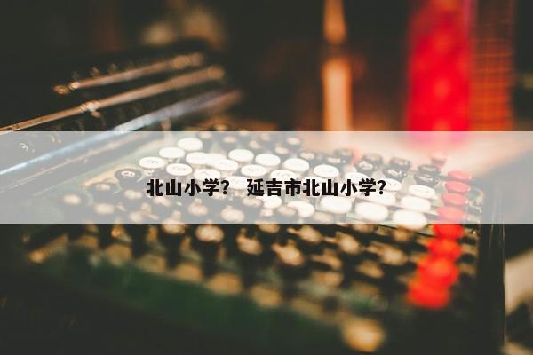 北山小学？ 延吉市北山小学？