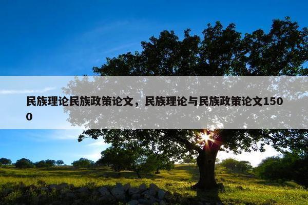 民族理论民族政策论文，民族理论与民族政策论文1500