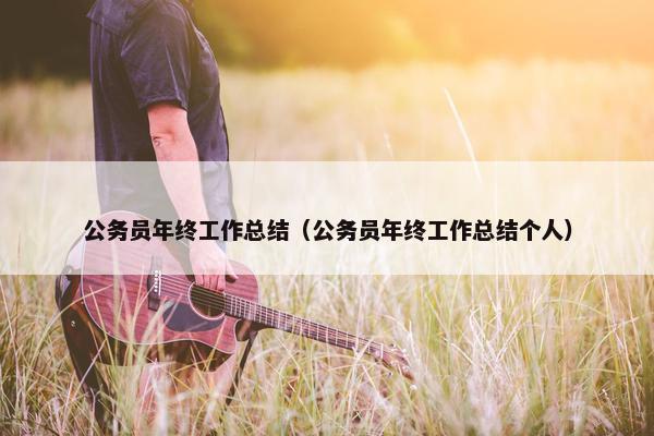 公务员年终工作总结（公务员年终工作总结个人）