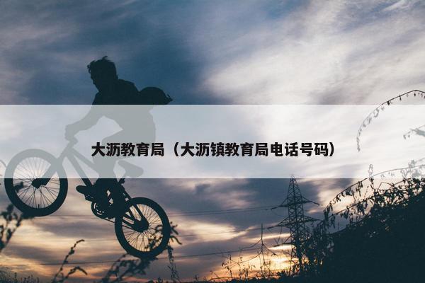 大沥教育局（大沥镇教育局电话号码）