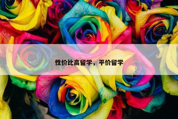 性价比高留学，平价留学