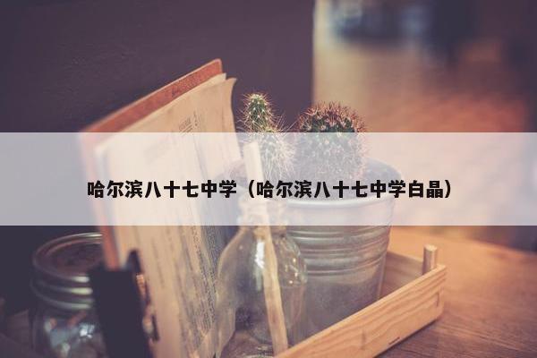 哈尔滨八十七中学（哈尔滨八十七中学白晶）