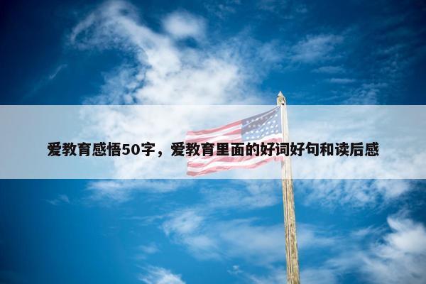 爱教育感悟50字，爱教育里面的好词好句和读后感
