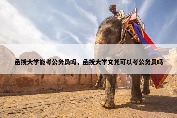 函授大学能考公务员吗，函授大学文凭可以考公务员吗