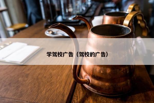 学驾校广告（驾校的广告）