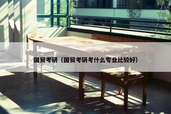 国贸考研（国贸考研考什么专业比较好）