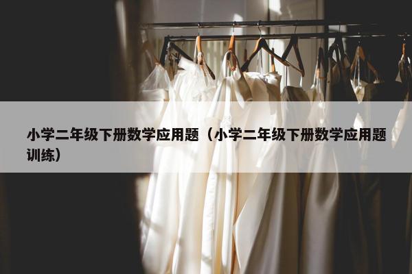 小学二年级下册数学应用题（小学二年级下册数学应用题训练）