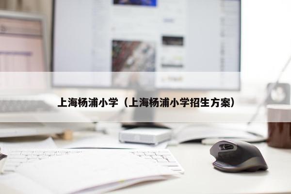 上海杨浦小学（上海杨浦小学招生方案）