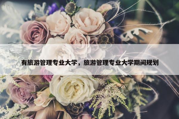 有旅游管理专业大学，旅游管理专业大学期间规划