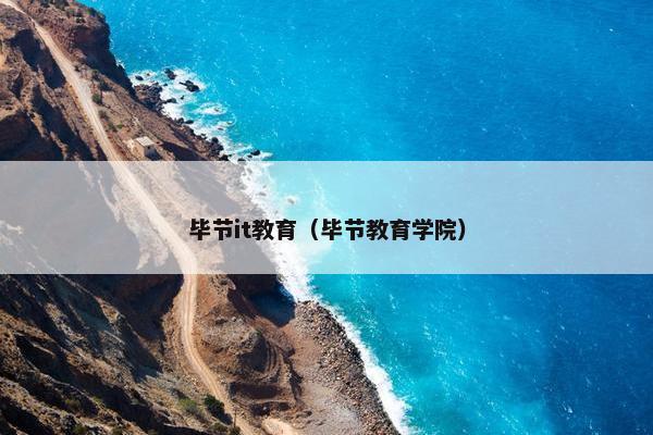毕节it教育（毕节教育学院）