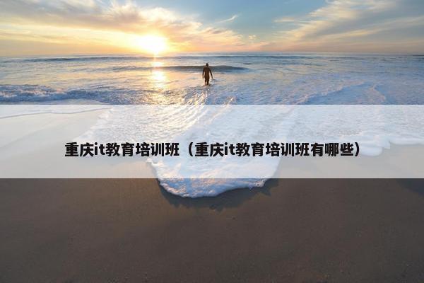 重庆it教育培训班（重庆it教育培训班有哪些）