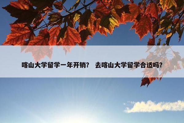 喀山大学留学一年开销？ 去喀山大学留学合适吗？