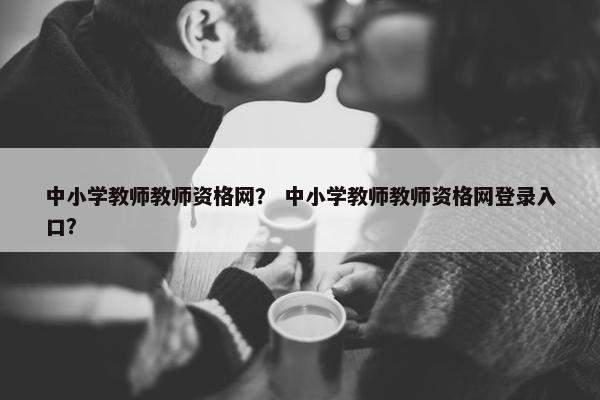 中小学教师教师资格网？ 中小学教师教师资格网登录入口？