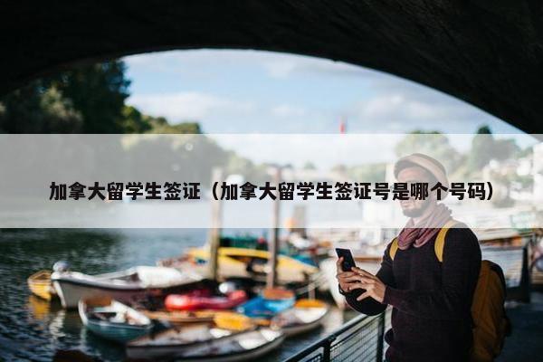 加拿大留学生签证（加拿大留学生签证号是哪个号码）