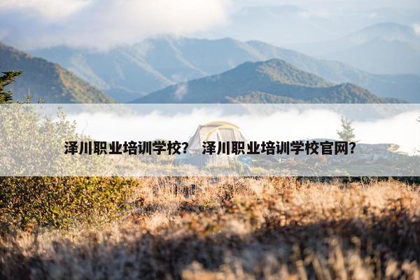 泽川职业培训学校？ 泽川职业培训学校官网？