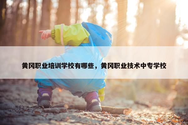黄冈职业培训学校有哪些，黄冈职业技术中专学校