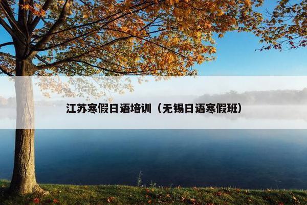 江苏寒假日语培训（无锡日语寒假班）