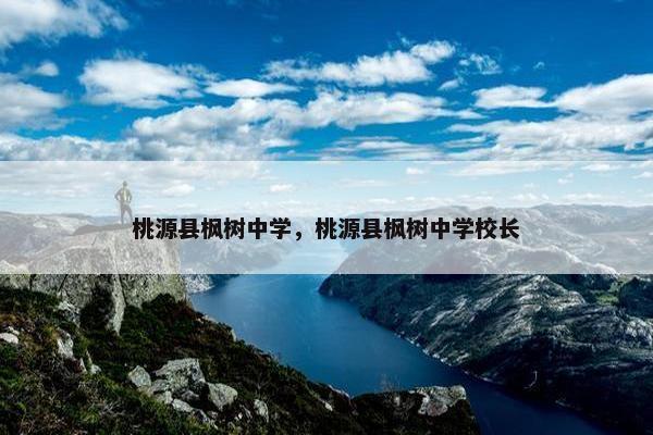 桃源县枫树中学，桃源县枫树中学校长