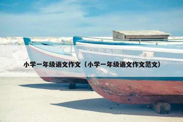 小学一年级语文作文（小学一年级语文作文范文）