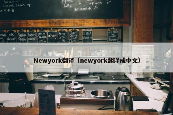 Newyork翻译（newyork翻译成中文）