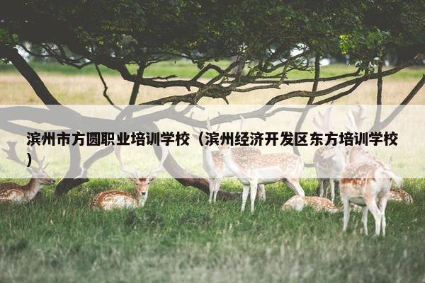 滨州市方圆职业培训学校（滨州经济开发区东方培训学校）