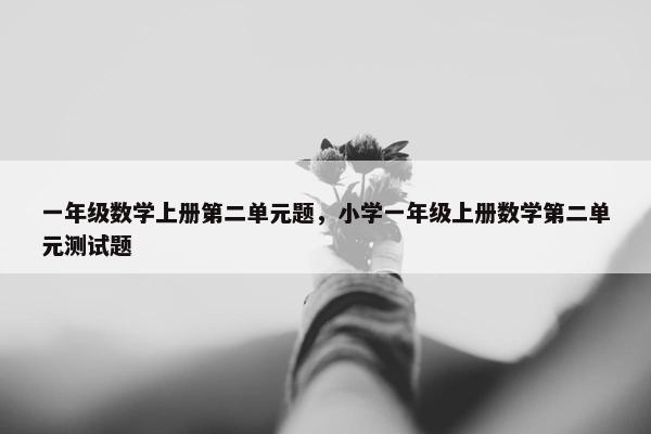 一年级数学上册第二单元题，小学一年级上册数学第二单元测试题