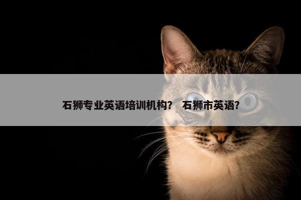石狮专业英语培训机构？ 石狮市英语？