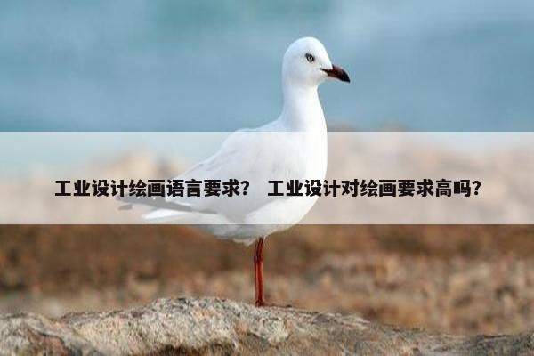 工业设计绘画语言要求？ 工业设计对绘画要求高吗？