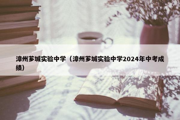漳州芗城实验中学（漳州芗城实验中学2024年中考成绩）