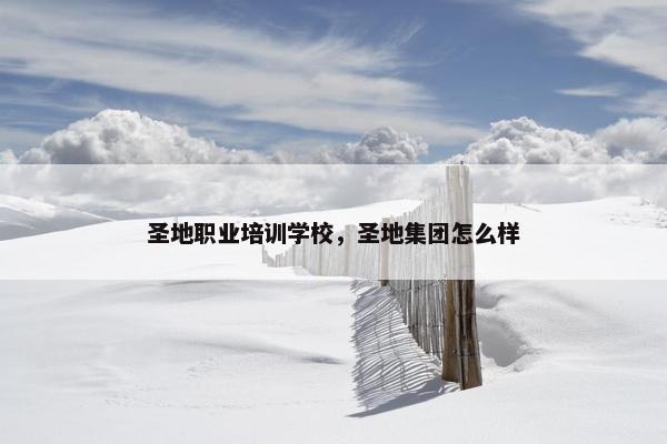 圣地职业培训学校，圣地集团怎么样