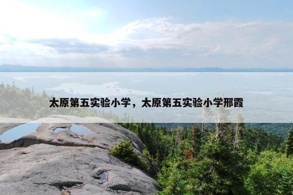 太原第五实验小学，太原第五实验小学邢霞