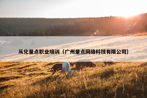 从化量点职业培训（广州量点网络科技有限公司）