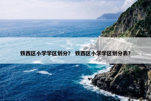 铁西区小学学区划分？ 铁西区小学学区划分表？