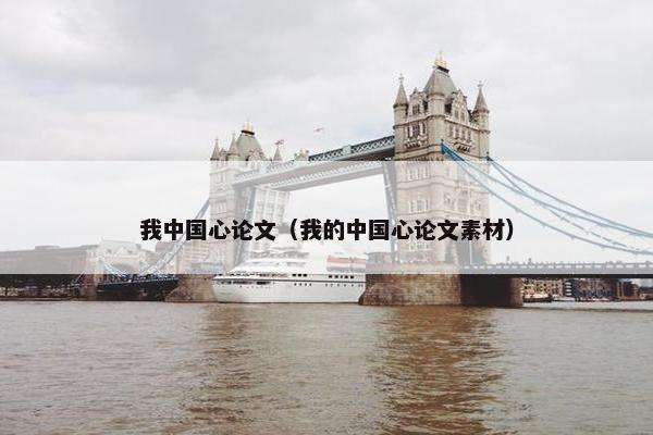 我中国心论文（我的中国心论文素材）